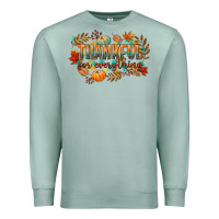 Seafoam thankful for everything Premium Sweatshirt - CowGirlArtShop