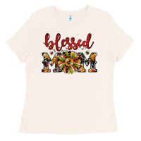 Bone Christmas blessed mom Ladies Tee - JahusDesignShop