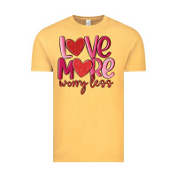 Love More Worry Less Vintage Tee | Teevron