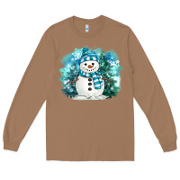 Toasted Coconut winter snowman Long Sleeve Tee - MaliasSmallBusiness