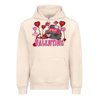 Sandshell hello valentine valentine's day truck Urban Hoodie - FaDigitalArtStudio