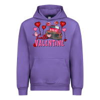 Tulip hello valentine valentine's day truck Urban Hoodie - FaDigitalArtStudio