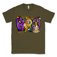 Army Green boo Classic Tee - CowhideDigitalArt