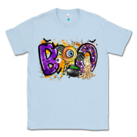 Dusty Blue boo Classic Tee - CowhideDigitalArt
