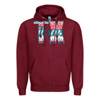 Burgundy Texas Zipper Hoodie - Bettercallsaul