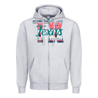 Heather Grey Texas Zipper Hoodie - Bettercallsaul