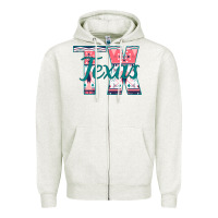 Oatmeal Heather Texas Zipper Hoodie - Bettercallsaul