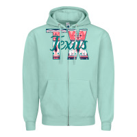 Seafoam Texas Zipper Hoodie - Bettercallsaul