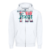 White Texas Zipper Hoodie - Bettercallsaul