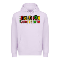 Lilac freedom juneteenth Premium Hoodie - CowGirlArtShop
