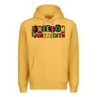 Mustard freedom juneteenth Premium Hoodie - CowGirlArtShop