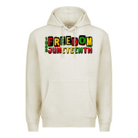 Oatmeal Heather freedom juneteenth Premium Hoodie - CowGirlArtShop