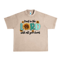 French Oak trust in the lord with all your heart Urban Heavy Tee - MaliasSmallBusiness