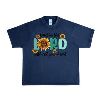 Navy trust in the lord with all your heart Urban Heavy Tee - MaliasSmallBusiness