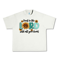 Pistachio trust in the lord with all your heart Urban Heavy Tee - MaliasSmallBusiness