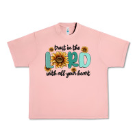 Salmon trust in the lord with all your heart Urban Heavy Tee - MaliasSmallBusiness