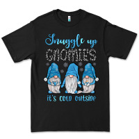 Black snuggle up gnomies it's cold outside Premium Tee - JahusDesignShop