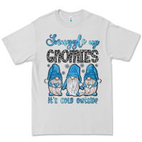 Dove Grey snuggle up gnomies it's cold outside Premium Tee - JahusDesignShop