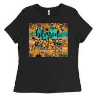 Black blessed mom Ladies Tee - JahusDesignShop