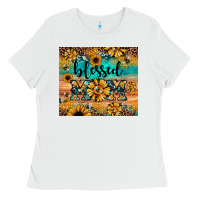 White blessed mom Ladies Tee - JahusDesignShop