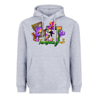 Heather Grey fat tuesday Heavyweight Hoodie - CowGirlArtShop