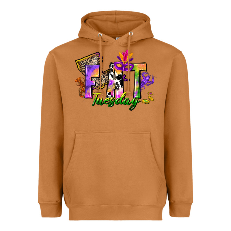 Fat Tuesday Heavyweight Hoodie by CowGirlArtShop | Teevron