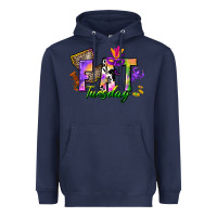 Navy fat tuesday Heavyweight Hoodie - CowGirlArtShop