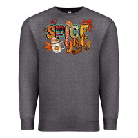 Charcoal Heather spice girl Premium Sweatshirt - CowGirlArtShop