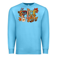 Ocean Blue spice girl Premium Sweatshirt - CowGirlArtShop