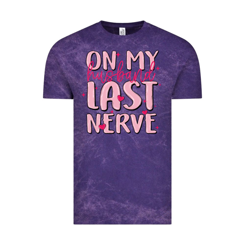 On My Husband Last Nerve Vintage Tee by MaliasSmallBusiness | Teevron