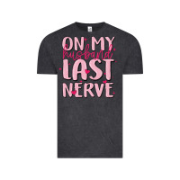 Vintage Black on my husband last nerve Vintage Tee - MaliasSmallBusiness