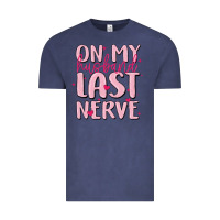 Vintage Denim on my husband last nerve Vintage Tee - MaliasSmallBusiness