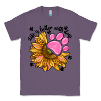 Lavender life is better with dogs Classic Tee - NancyCooperArtShop