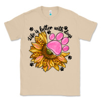 Mushroom life is better with dogs Classic Tee - NancyCooperArtShop