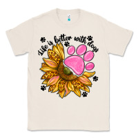 Natural life is better with dogs Classic Tee - NancyCooperArtShop