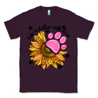 Plum life is better with dogs Classic Tee - NancyCooperArtShop