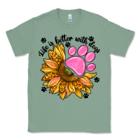Sage life is better with dogs Classic Tee - NancyCooperArtShop