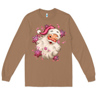 Toasted Coconut pink christmas santa claus Long Sleeve Tee - MaliasSmallBusiness