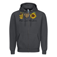 Smoke Peace Love Sunshine Zipper Hoodie - Bettercallsaul