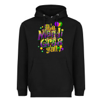 Black its mardi gras yall Heavyweight Hoodie - CowGirlArtShop