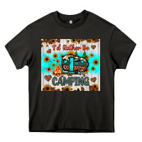 Asphalt i’d rather be camping Heavy Core Tee - JahusDesignShop