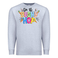 Heather Grey do the bunny hop easter Premium Sweatshirt - CowGirlArtShop
