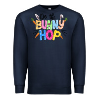 Navy do the bunny hop easter Premium Sweatshirt - CowGirlArtShop
