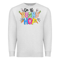 Oatmeal Heather do the bunny hop easter Premium Sweatshirt - CowGirlArtShop