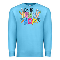 Ocean Blue do the bunny hop easter Premium Sweatshirt - CowGirlArtShop