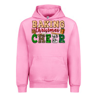 Fuchsia Pink baking christmas cheer Urban Hoodie - FaDigitalArtStudio