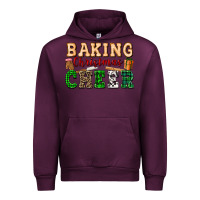 Mauve Wine baking christmas cheer Urban Hoodie - FaDigitalArtStudio