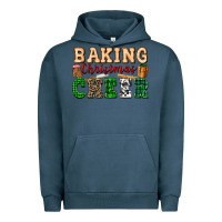Pigment Midnight Navy baking christmas cheer Urban Hoodie - FaDigitalArtStudio