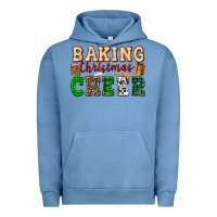 Pigment Pebble Blue baking christmas cheer Urban Hoodie - FaDigitalArtStudio