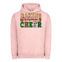 Pigment Salmon baking christmas cheer Urban Hoodie - FaDigitalArtStudio